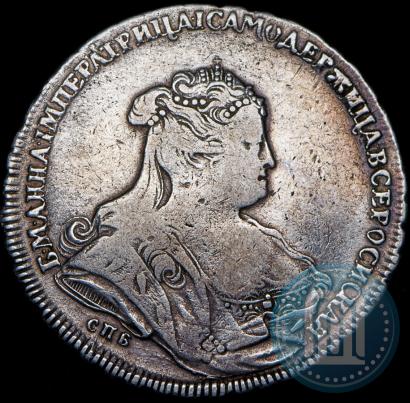 Фото 1 рубль 1739 года СПБ "Петербургский тип"