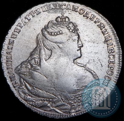 Фото 1 рубль 1740 года  "Московский тип"