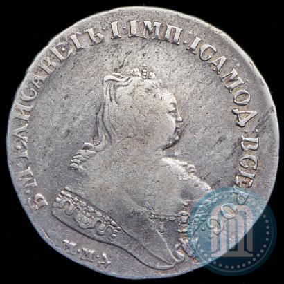 Фото 1 рубль 1749 года ММД 