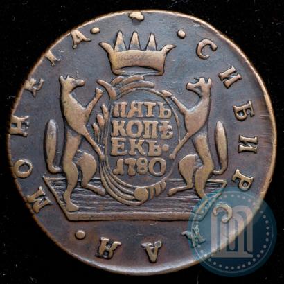 Фото 10 копеек 1780 года КМ 