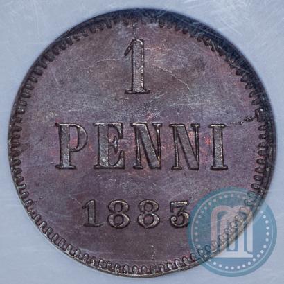 Фото 1 пенни 1883 года  