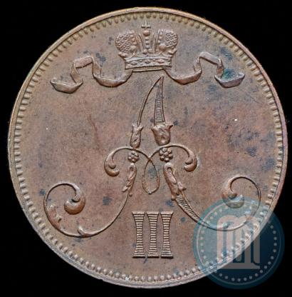 Picture 5 pennia 1892 year  