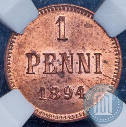 Фото 1 пенни 1894 года  