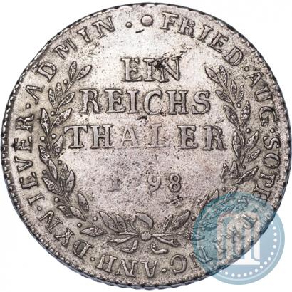 Фото Ein reichsthaler 1798 года  "Княжество Йевер"