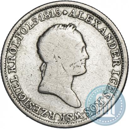 Фото 2 злотых 1830 года FH 