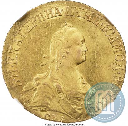 Picture 5 roubles 1776 year СПБ 