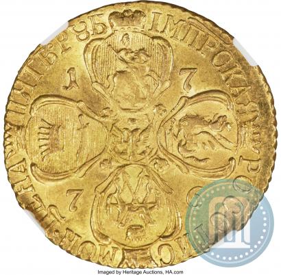 Picture 5 roubles 1776 year СПБ 