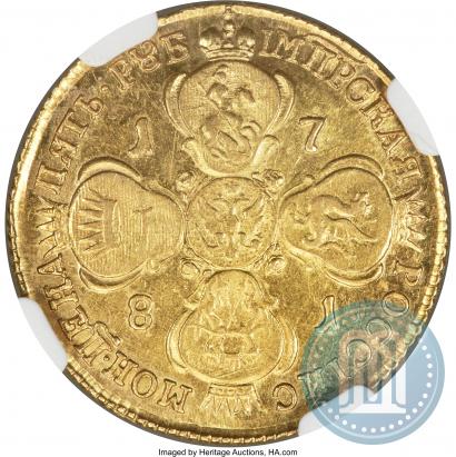 Picture 5 roubles 1781 year СПБ 
