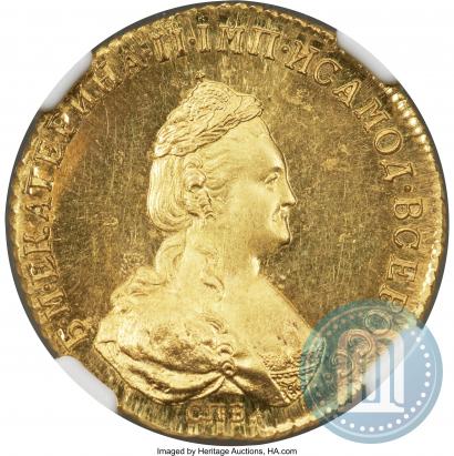 Picture 5 roubles 1782 year СПБ 