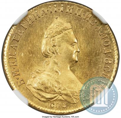 Picture 5 roubles 1785 year СПБ 