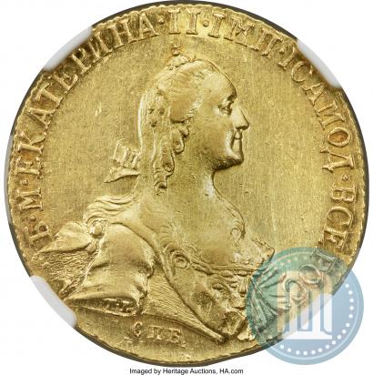Picture 10 roubles 1767 year СПБ 