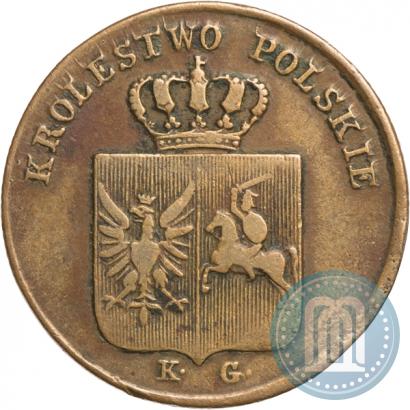 Picture 3 grosze 1831 year KG "Polish uprising"