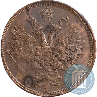 Фото 5 копеек 1865 года ЕМ 