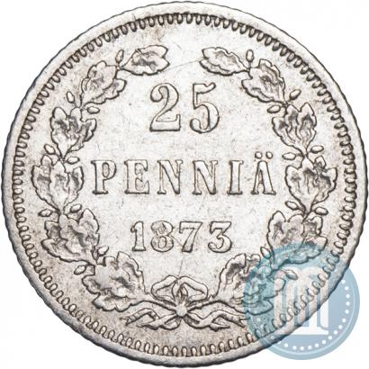 Picture 25 pennia 1873 year S 