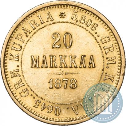 Picture 20 markkaa 1878 year S 