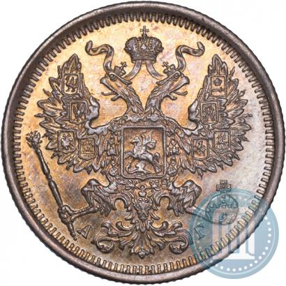 Picture 20 kopecks 1891 year СПБ-АГ 