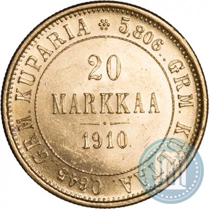 Picture 20 markkaa 1910 year L 