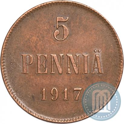 Фото 5 пенни 1917 года  
