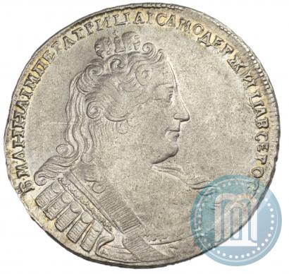 Picture 1 rouble 1733 year  