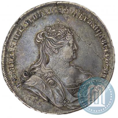 Picture 1 rouble 1738 year СПБ "Petersburg type"