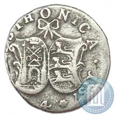 Фото 4 копейки 1757 года  "Ливонез"