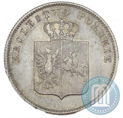 Фото 2 злотых 1831 года KG "Польское восстание"