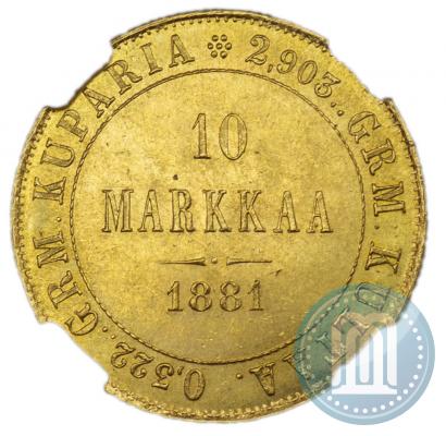 Фото 10 марок 1881 года S 