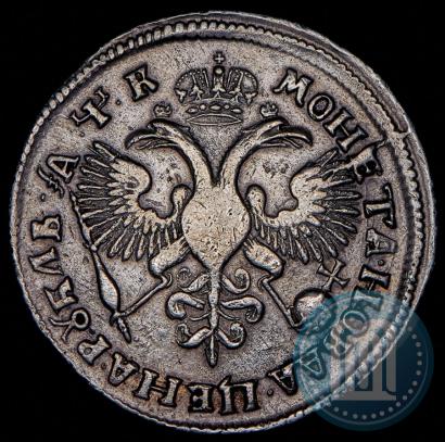 Фото 1 рубль 1720 года OK "Портрет в латах"