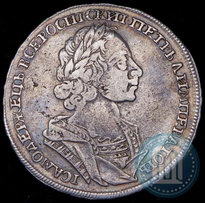 Фото 1 рубль 1724 года  "Портрет в античных доспехах"