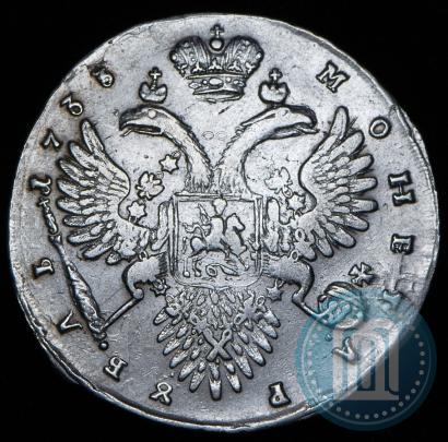 Фото 1 рубль 1733 года  