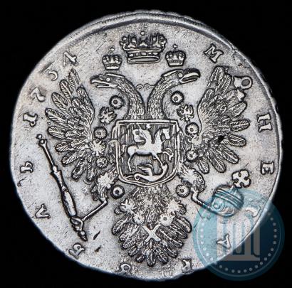 Фото 1 рубль 1734 года  "Тип 1734 года"