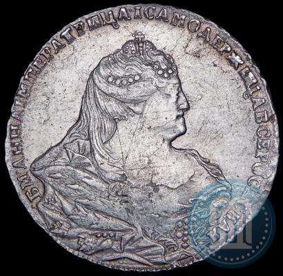 Фото 1 рубль 1740 года  "Московский тип"