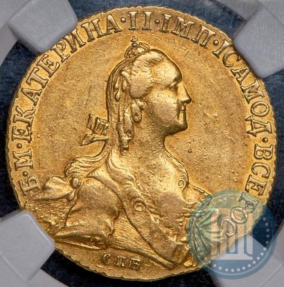 Picture 10 roubles 1766 year СПБ 