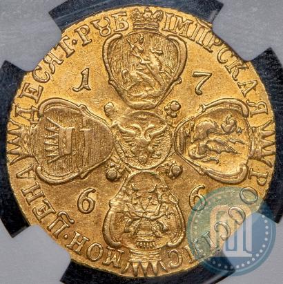 Picture 10 roubles 1766 year СПБ 