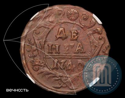 Фото Денга 1740 года  