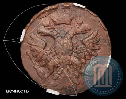 Фото Денга 1740 года  