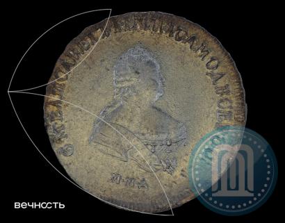 Picture Poltina 1744 year ММД 