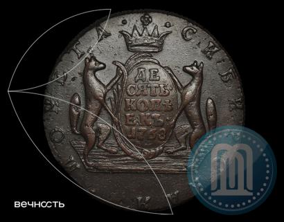 Picture 10 kopecks 1768 year КМ 