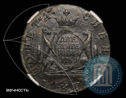 Picture 2 kopecks 1769 year КМ 