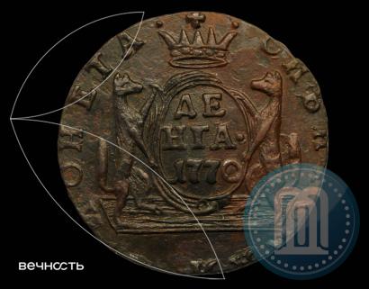 Фото Денга 1770 года КМ 