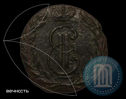 Фото Полушка 1771 года КМ 