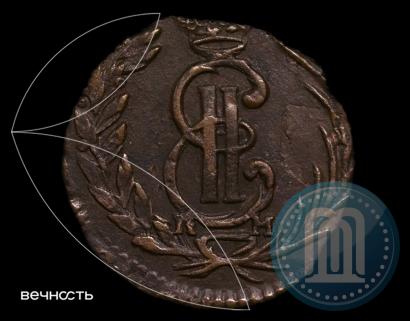 Фото Полушка 1774 года КМ 