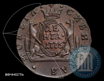 Фото Денга 1775 года КМ 