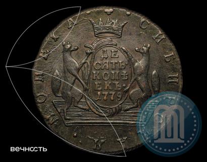 Picture 10 kopecks 1779 year КМ 