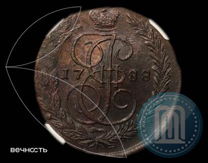 Picture 5 kopecks 1788 year ЕМ 