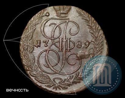 Picture 5 kopecks 1789 year ЕМ 