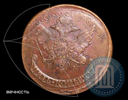 Picture 5 kopecks 1793 year ЕМ "Paul's restrike"