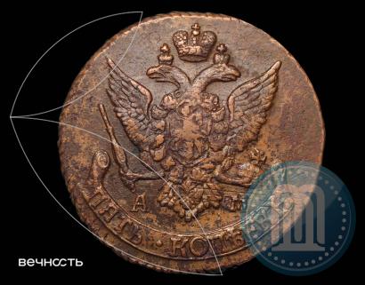 Picture 5 kopecks 1794 year АМ "Paul's restrike"