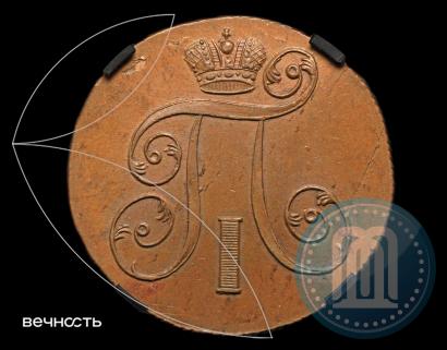 Picture 2 kopecks 1801 year ЕМ 