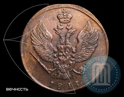 Picture 2 kopecks 1811 year КМ-ПБ 